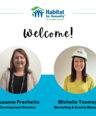 Welcome Suzanne Frechette and Michelle Toomey